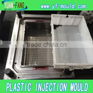 Customized Mesh Plastic Crate/plastic Turnover Box/plastic Basket for Fruit and Vegetable Mould thumbnail-1
