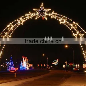 Outdoor Street Arch Led Light Decoration Christmas Motif Lights thumbnail-1