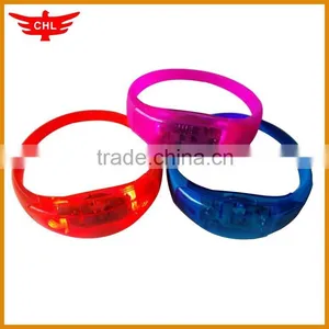 Glowing Sound Activated Bracelet,silicone Glowing Sound Activated Bracelet,trendy Glowing Sound Activated Bracelet thumbnail-1