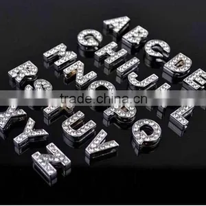 Produce Colorful Rhinestone Slide Letters With 10 mm Hole Size thumbnail-2