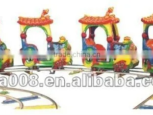 Amusement Park Mini Electric Track Train thumbnail-1