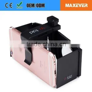 Accept OEM Folding Plastic 3G VR Glasses Suitable 4.0" - 6.0" Phone Size thumbnail-1