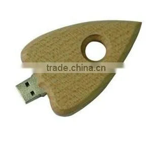 Heart Shape Wooden USB Flash Drive thumbnail-1