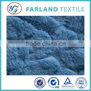 New Products Rabbit Fur Fabric With Brushed for Bed Sheet Fabirc thumbnail-2