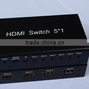 2016 China Great Sales 5X1 Switcher Mini HDMI Switcher With IR & Power thumbnail-1