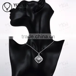 America Hot Selling New Fashion Style Fast Delivery Wholesale Fashion Silver Plated Zircon Necklaces thumbnail-6