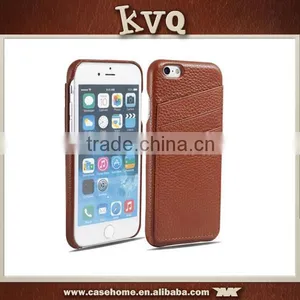 2016 New Genuine Leather Case Three Back Card Phone Cover for Iphone6s thumbnail-2