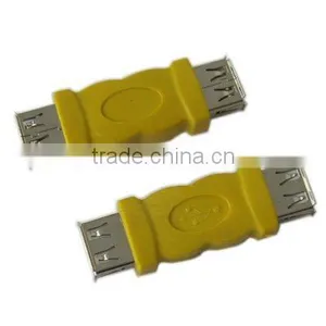 Black or Orange USB Female to Female Adapter thumbnail-3