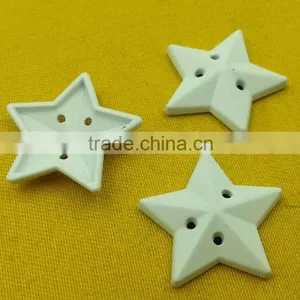 22mm Star Shape 3 Holes Metal Sew-on Button For Kidswear -- MS6055 thumbnail-4
