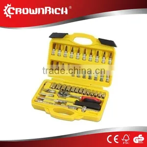 46 PCS 1/4" DR. Socket Wrench Set Chinese Supplier 38 Years Export Experience thumbnail-1