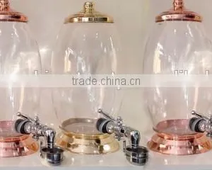 Glass Honey Jar With Faucet, Spigot Jars for Honey, Footed Glass Jar With Lid for Honey and Liquids, Glass Honey Dispensers thumbnail-5