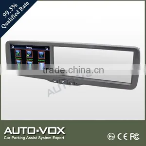 4.3'' DVR Rearview Mirror Monitor With Gps and Bluetooth,touch Screen thumbnail-1