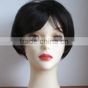 Brazilian Full Lace Wig Natural Color 100% Virgin Human Hair Wig thumbnail-6
