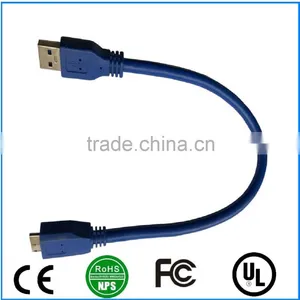 1M Supper Speed USB 3.0 Type A to Micro B Male Blue Cable thumbnail-3