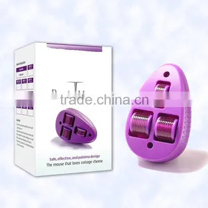 Fashion Mouse Skin Care Roller 3 In 1 Stainless Micro Needle Therapy Face Needle Roller Massager thumbnail-5