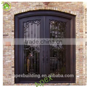 Villa & Garden Wrought Iron Door French Doors Used Exterior Door thumbnail-1
