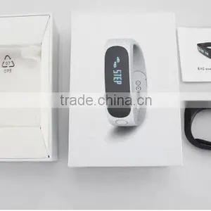 2015 Hot Selling New Model Sport Bluetooth 4.0 Pedometer E02 Smart Bracelet Health Sleep Monitoring Fitness Smart Band thumbnail-4