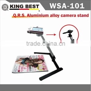 KINGBEST Q.R.S. Aluminium Alloy Camera Stand / Copy Stand /Camera Bracket / Remake Tripod / Desktop Portable Copy Stand thumbnail-1