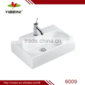 Square and Round Basin, Wash Basin, Ceramic Basin thumbnail-1