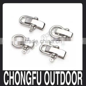 2015 Colored High Quality Stainless Steel Anchor Shackles U Shackle Bow Shackles for Paracord thumbnail-1