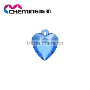 Blue Heart Shape Acrylic Beads thumbnail-1