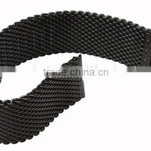 Milanese Classic Buckle Stainless Steel Watchband 24mm thumbnail-3