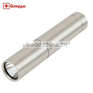 Goread C46 XPE R2 LED Torch Stainless Steel Lighting thumbnail-1