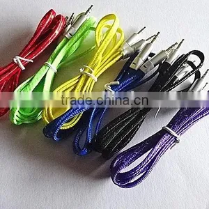 Newest Flat Braid DC3.5 Male to DC3.5 Male Audio Cable thumbnail-5