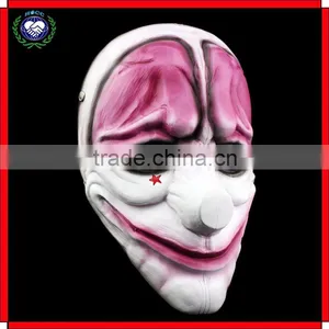 Hot Selling High Quality Cosplay Halloween Party Resin Payday Mask thumbnail-4