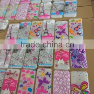 Printed Drop Of Glue 3D Clear Soft Silicon TPU Gel Phone Case Cover for Alcatel thumbnail-4