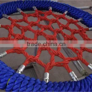 Round Metal Swing for Children Net Swing thumbnail-2