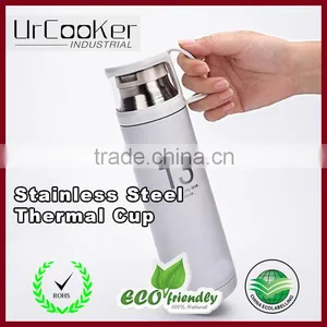 High Quality Stainless Steel Travel Mug With Easy Clean Lid, 16-Ounce, Black thumbnail-1