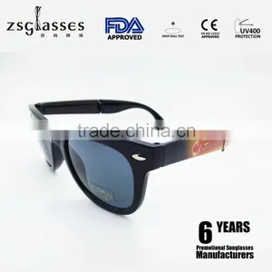 Custom Folding Sunglasses Custom Logo Sunglasses 2016 Supplier's Choice thumbnail-1