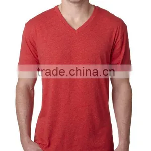 GuangZhou Manufacturer Men v Neck Cheap Fashion Plain Custom t Shirts 1 Euro Wholesale Supplier's Choice thumbnail-6