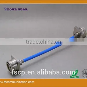 Semi-flexible RG401 Cable Assembly With 7/16 Female 32mmSQ Flange Connectors thumbnail-6