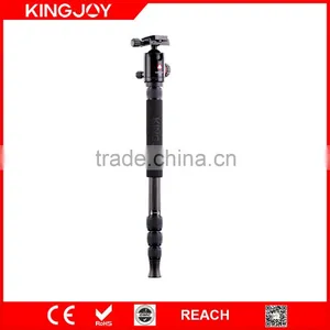 Kingjoy 2016 New Products,carbon Fiber Monopod Tripod for Camera K2208+QH20 thumbnail-2