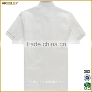 Factory Wholesale Custom New Fashion White Color Waterproof and Oilproof Chef Work Uniform Basic French Cooking Chef Uniform thumbnail-4