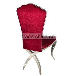 Stainless Steel Metal Banquet Chair Furniture thumbnail-5
