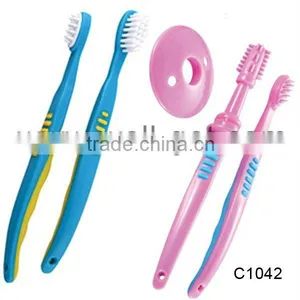 Giraffe Hang Kids Toothbrush Soft Silicone Baby Finger Brush thumbnail-1