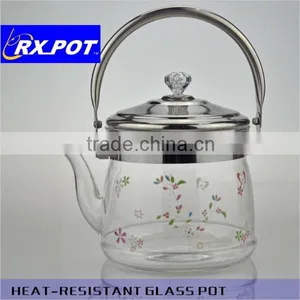 Borosiilcate Pyrex Hand Made Mouth Blown Glass Pots 1500M thumbnail-1