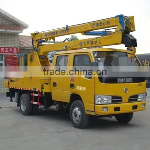 China Dongfeng 12m Hydraulic Aerial Cage Truck thumbnail-1
