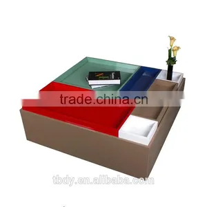 China Manufacturer Wholesalehigh Gloss Coffee Table thumbnail-1