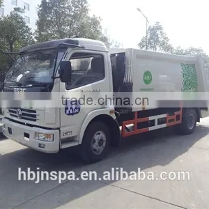 Export to Sorth America 140HP Garbage Compactor Truck Dongfeng thumbnail-1