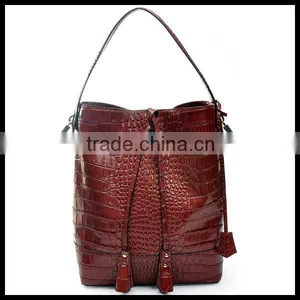Korean Style Fashion Genuine Leather Handbag and Tote Bag for Woman thumbnail-1