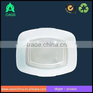 Food Grade pp Material Disposable Plastic Food Container 3600ml thumbnail-2