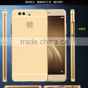 Luxury Mirror PC Back Case Aluminum Metal Bumper Case Cover For Huawei P9 Lite thumbnail-2