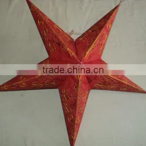 Batik Embroidery Paper Stars thumbnail-1