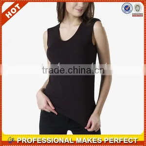 95% Cotton 5% Spandex Sexy Fitness Tank Top thumbnail-1