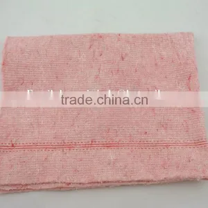 Stitch Bonded Nonwoven Pink Color 100%cotton Floor Cleaning Cloth thumbnail-1