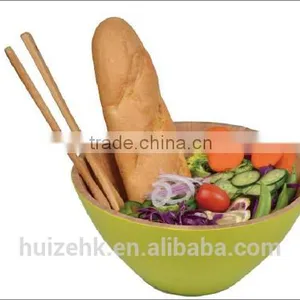 Bamboo Salad Bowls Set thumbnail-3
